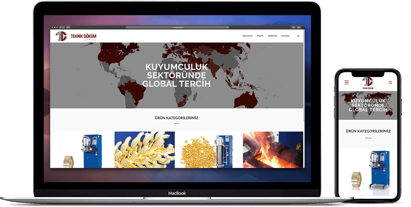 Teknik Döküm Kuyumculuk Web Sitesi