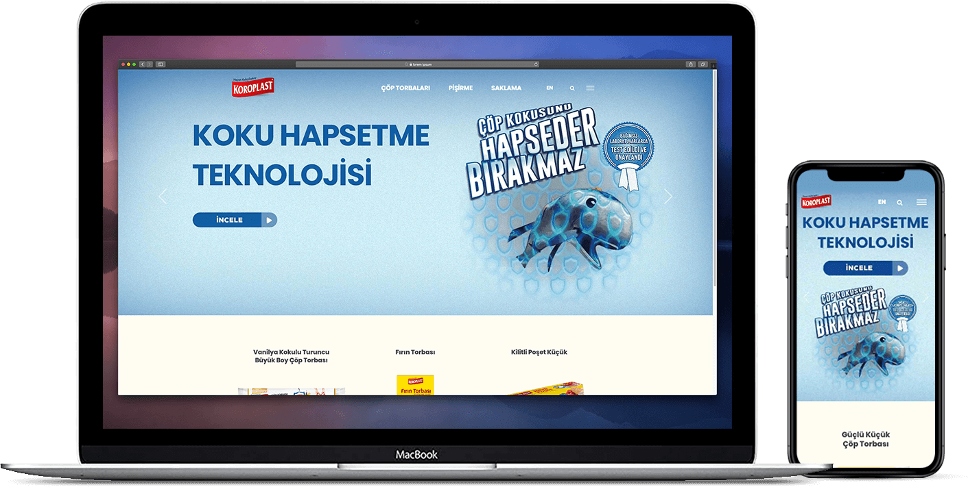 Koroplast Web Sitesi